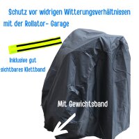 Rollator Garage mit Gewichtsbandinkl.Klettband