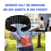 Natur Rücken-Wärmegürtel mit 100 % Rapssamen & Olanmarp Herz-Taschenwärmer