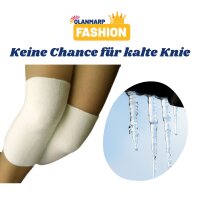 Kniewärmer aus Angora und Wolle