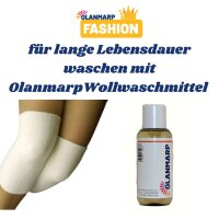 Kniewärmer aus Angora und Wolle