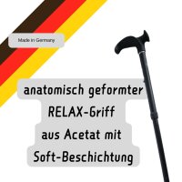 DELUXE RELAX Faltstock Rechts – Soft-Griff &...