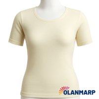 Angora Damen Unterhemd kurzarm Olanmarp –...