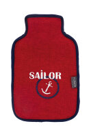 Fashy Wärmflasche 2 L mit Filzbezug –...